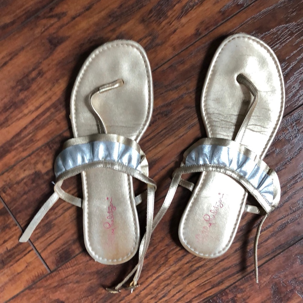 Lilly Pulitzer Ruffle Sandal, Sz 7.5